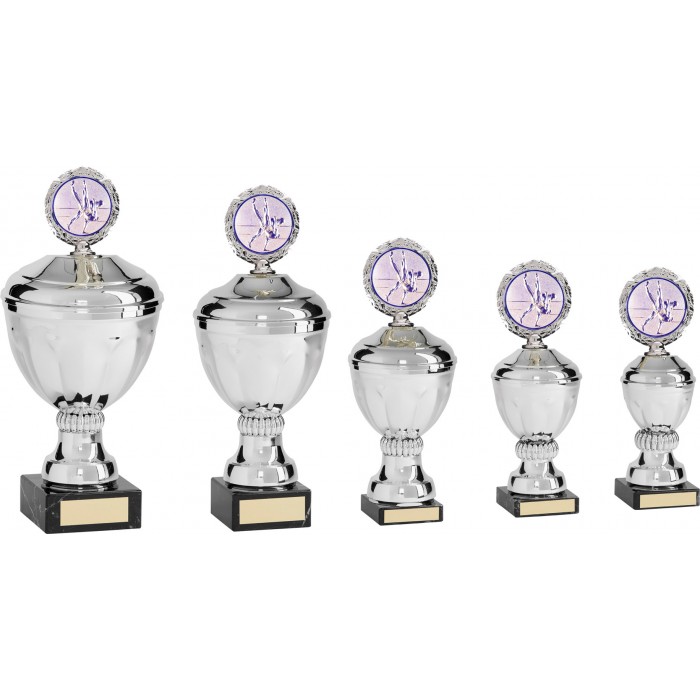 GRAPPLING METAL TROPHY WITH CHOICE OF SPORTS CENTRE  - AVAILABLE IN 5 SIZES